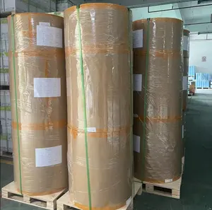 Fabricante fábrica rollos grandes 58gsm BPA papel térmico Jumbo rollo Pos caja registradora impresora térmica recibo rollo de papel