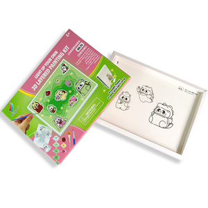 WINGART fabbrica 3 strati giocattoli da <span class=keywords><strong>disegno</strong></span> per bambini 4.5ml 6 vernici <span class=keywords><strong>disegno</strong></span> carta cartone arte pittura giocattolo per bambini - Product Image 3