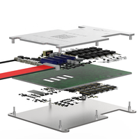 Carte PCB BMS LiFePO4 JKBMS 4S/8S 12V/24V avec module BT intelligent RS485 200A, équilibrage actif, certifiée CE/FCC/RoHS pour applications électriques