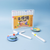 Nouveau Type stylo marqueur acrylique de peinture colorée professionnelle permanente pour l'artisanat de bricolage en bois de céramique de roche