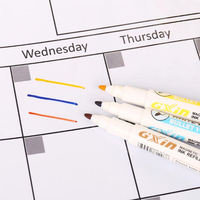 Feuille autocollante magnétique effaçable à sec UCI pour tableau blanc, idéale pour salle de classe, école, bureau, avec marqueur et gomme