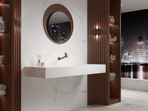 New <strong>ABS</strong> Wall-Mounted Plastic Basin <strong>Faucet</strong> with Metered Function Single Handle Chrome Finish Modern Design - Product Image 2