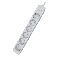 Vente chaude 6 barrettes d'alimentation secteur sans ports USB 16A rallonge pour prise de marché ue corée allemagne nom du produit