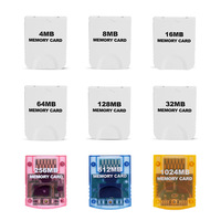 Carte mémoire Gamecube GC W-342 de 4 Mo à 128 Mo pour la sauvegarde des données pour la manette Nintendo Wii, accessoires de jeu essentiels