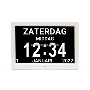 Lớn 7 8 10 12 13 14 15 inch <span class=keywords><strong>LCD</strong></span> LED kỹ thuật số/analog lịch ngày đồng hồ hiển thị với điện tử phong trào cho bệnh nhân mất trí nhớ - Product Image 4