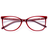 Elan Optical RD26012 Meilleure Vente Monture de Lunettes Classique Oeil de Chat Plein Cercle en Acétate pour Femme Fourniture Directe Usine