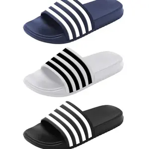 Sandálias masculinas para área externa, antiderrapantes, para o verão, para praia, sapatos de natação