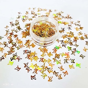 Wholesale 1 Piece Eco Friendly Durable PET <strong>Glitter</strong> Mixes Solvent Resistant 6MM <strong>Blue</strong> Purple for Nail Decoration - Product Image 6