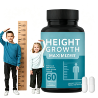 Capsule OEM pour la croissance en hauteur, renforce les os, capsules pour augmenter la taille, capsule maximisatrice de la croissance en hauteur, soutien quotidien
