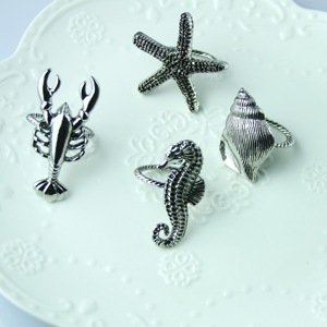 海马壳餐巾戒指用于婚礼装饰 - Product Image 6
