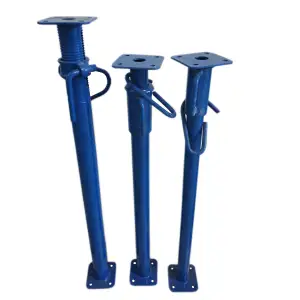 重型脚手架可调Puntales道具Acrow柱支撑钢镀锌在线技术支持，免费备件