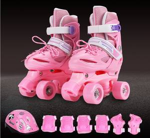 Patins en ligne réglable à roulettes <span class=keywords><strong>Quad</strong></span>, en acier inoxydable, rangée simple/Double - Product Image 3