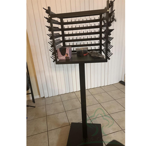 Soporte para cabello trenzado resistente, soporte para extensiones de cabello de madera elegante, soporte separador de cabello de fácil montaje para trenzador - Product Image 2