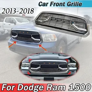 Car Front <b>Grille</b> <b>For</b> Ram 1500 2013-2018 Style Front <b>Mesh</b> Bumper Replacement Accessories Exterior Tuning - Product Image 1