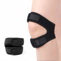 Sangle de soutien rotulien réglable, respirante et élastique pour le genou, bande de ligament rotulien pour la course, la randonnée et les sports