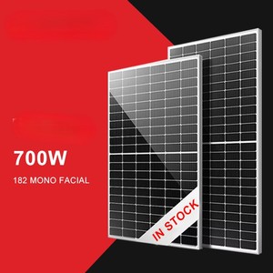 Panel solar monofacial de 700W y 182mm con marco de aluminio duradero para sistemas de energía solar domésticos y comerciales, conectados a la red y fuera de la red. - Product Image 1
