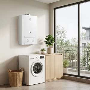 Calentador de Agua Instantáneo a Gas de 12L para el Hogar, Tipo Mural, con Rendimiento de Calefacción Estable y Ventilación por Conducto - Product Image 1