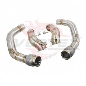 ท่อไอเสียสแตนเลส Vortex สำหรับ BMW M5 F90 4.4T พร้อมแผ่นกันความร้อน ท่อส่วนบน ท่อด้านล่าง และท่อหน้า ชุดประกอบระบบท่อ - Product Image 2