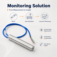 Sensor de Temperatura con Medidor de Tensión Superficial de Alambre Vibratorio Electrónico, Protección IP67, Alta Precisión, Pruebas de Cemento y Concreto