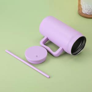 Taza de café al vacío para coche de acero inoxidable 1500 con capacidad de 304 ml con mango, taza de pipeta, Taza Termo para aislamiento térmico en frío - Product Image 3