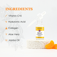 Sérum Éclaircissant Anti-Taches à la Vitamine C en Gros, Acide Hyaluronique, Hydratant, Éliminateur de Mélanine, Sérum Visage Anti-Taches