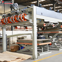 Nouvelle machine de superposition automatique de placages CNC Hanvy avec système d'alignement et roulement pour ligne de production de contreplaqué
