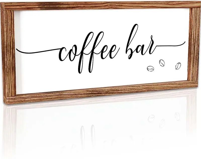 Coffee Signs for Coffee Bar, Farmhouse Coffee Bar Decor, Coffee Station Decor