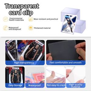 Porte-cartes rigide en acrylique 35PT, étui de protection pour cartes à collectionner/de sport, logo personnalisé, pour cartes à échanger - Product Image 6