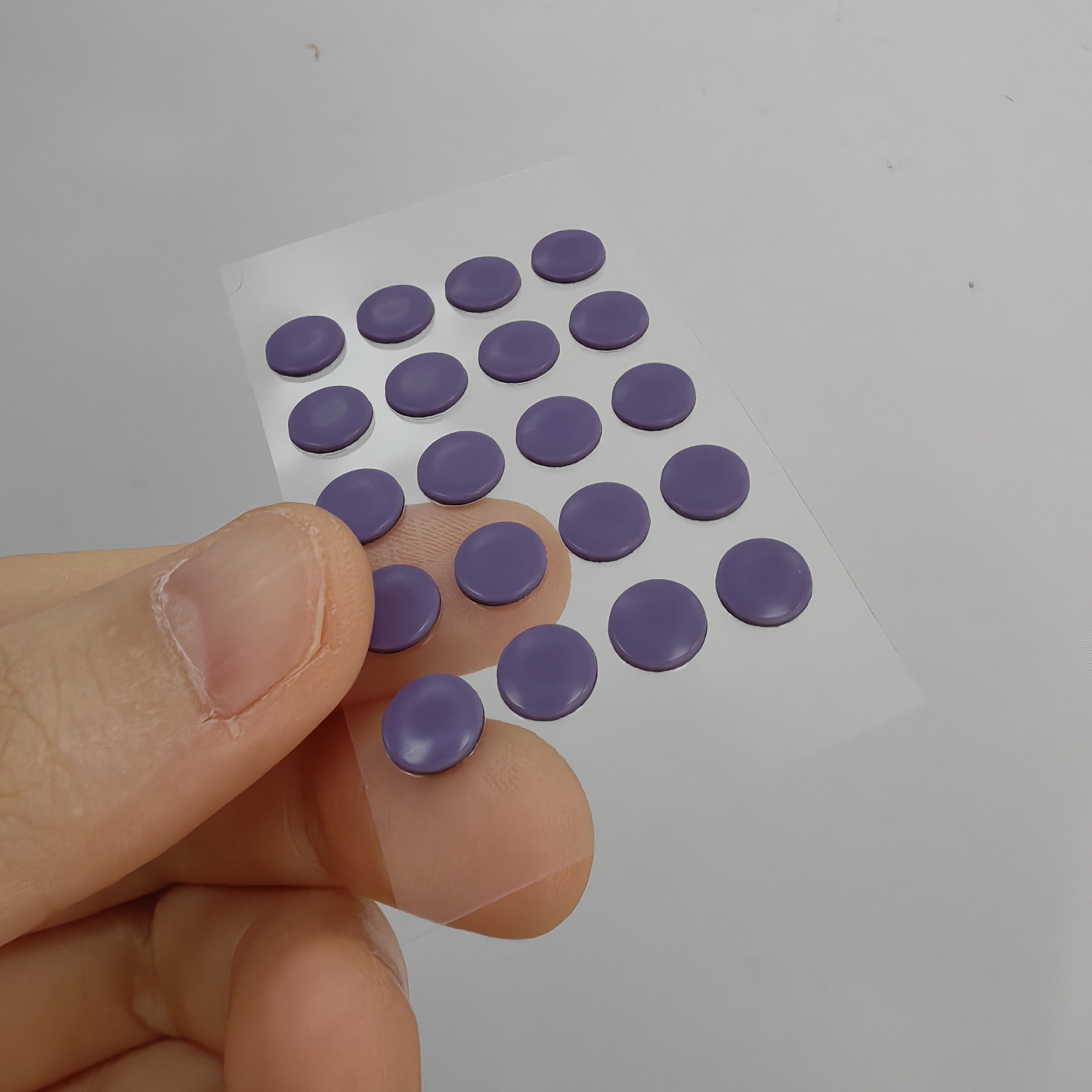 Morado 20 piezas 6,5 mm