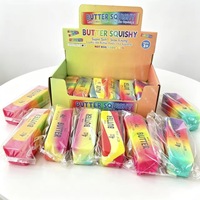 Juguete Antiestrés Kawaii de PU Suave como la Mantequilla, de Levantamiento Lento, con Forma de Pastel de Arroz, Mochi y Taba Horneado, para Apretar, para Mayores de 14 Años