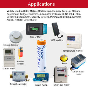 חם צילינדרי מכירה חם 1400mah 3v <span class=keywords><strong>limno2</strong></span> cr14505 סוללות ליתיום למעקב gps - Product Image 3