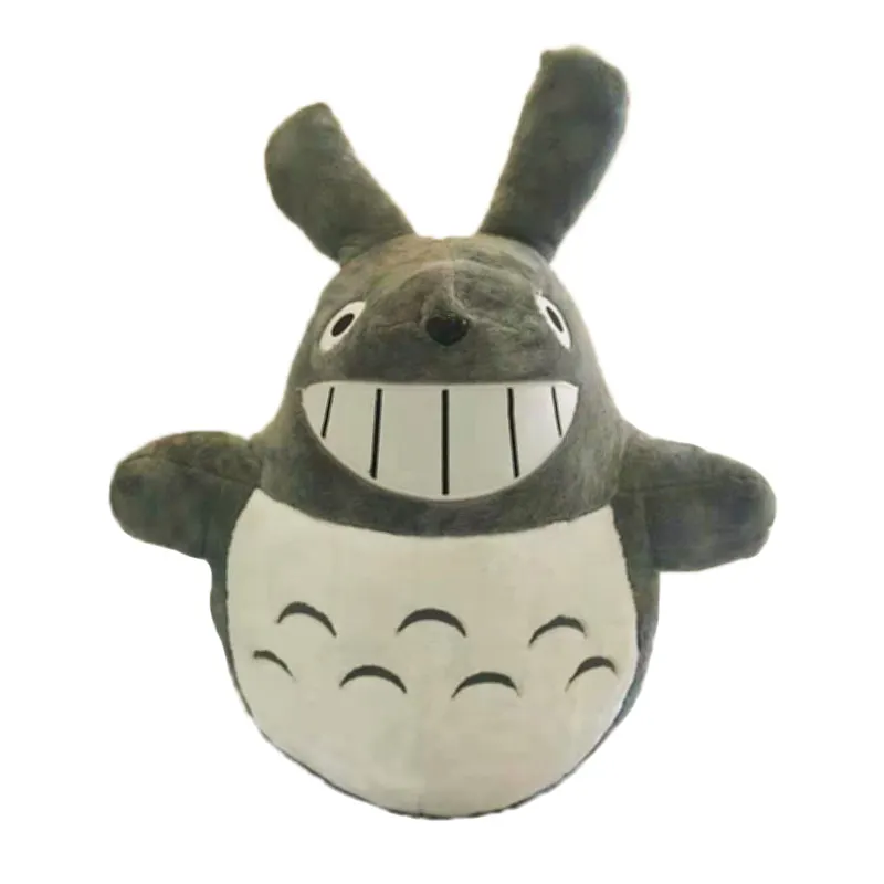 Niuniu-peluche gigante de Totoro sin relleno, juguete gris de peluche, Animal mimoso, el mejor amigo para dormir, 71in/180cm