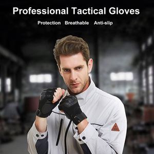Guantes Tácticos de Invierno Resistentes a Impactos, Protección Completa para los Dedos, Microfibra Antideslizante, Resistentes a Cortes y al Sol - Product Image 2