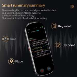 Enregistreur <span class=keywords><strong>vocal</strong></span> numérique intelligent VORMOR avec IA, transcription vocale <span class=keywords><strong>en</strong></span> temps réel, résumé, mind map et suppression du bruit - Product Image 3