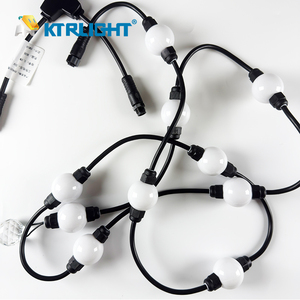 50mm 30mm Đường kính 360 12V 24V Độ chiếu sáng 10 pcs chuỗi ánh sáng <span class=keywords><strong>SMD</strong></span> 5050 <span class=keywords><strong>RGB</strong></span> <span class=keywords><strong>LED</strong></span> DMX 512 <span class=keywords><strong>pixel</strong></span> bóng đèn giáng sinh - Product Image 1