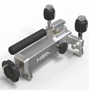 Bomba de prueba de calibración de baja presión de aire de 40bar HSIN613 Comparador de manómetro neumático portátil Calibrador presurizado manual - Product Image 1
