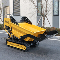 Livraison gratuite, mini-dumper hydraulique diesel de 500 kg, moteur diesel, inclinaison et levage de jardin