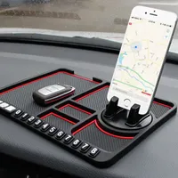 Multifunktion ale Auto Anti-Rutsch-Matte Telefon halter Nicht klebrig Anti-Rutsch-Dash Telefon halterung Silikon Temporäre Park nummer Karte