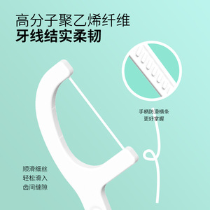 Casa Dental Palillos de hilo dental, 50 unidades, suaves, flexibles, de alta resistencia a la tracción, para una limpieza profunda de los dientes - Product Image 3