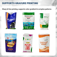 Sac d'emballage en polypropylène tissé PP imprimé sur mesure pour aliments pour animaux (poulets, poissons, moutons, chèvres, bovins) - Vente en gros