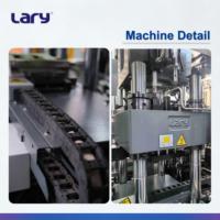 Machine d'injection de semelles en caoutchouc LARY 1650KN 380V pour l'industrie de la chaussure, 2 stations, 51kW, cycle rapide, efficacité 184Mpa, contrôlée par PLC