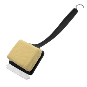 Bbq Cleaning Brush <b>Sponge</b> With 430 Scraper For Grill Rack Cleaning Bristle Free Durable High Temperature Resistant - Product Image 5