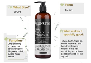 para el cuidado del cabello con etiqueta privada, champú, aceite de argán marroquí, máscara y aceite para el cabello - Product Image 6