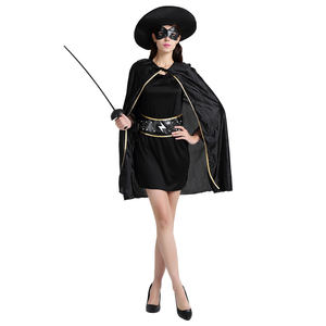 ホットセール女性ロールプレイドレスセットゾロファミリー衣装ハロウィンスーパーヒーローゾロコスプレコスチューム - Product Image 6