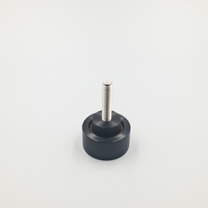 Antistatic UHMWPE Glass Transfer Roller Static Dissipative Wheel for Cleanroom Wet Process Line - Product Image 1