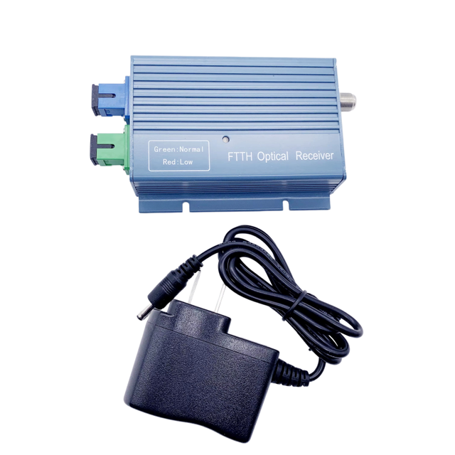 Fiber Equipment CATV Active 1550nm SC/APC FTTH Optical Receiver with WDM Single RF Port Digital TV CATV Mini Node