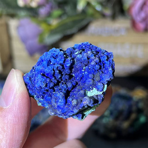 Cristallo grezzo naturale minerale di Azurite di alta qualità pietra grezza Malachite campione per la vendita - Product Image 2