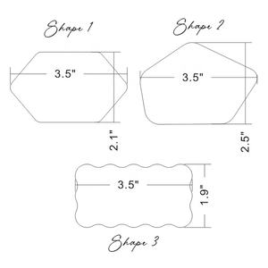 Pétoncle acrylique mariage Place cartes pierre <span class=keywords><strong>Table</strong></span> réglage signes numéro motif personnalisé <span class=keywords><strong>nom</strong></span> étiquettes fête sièges Arrangement - Product Image 6