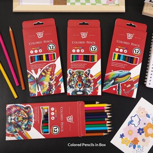 Un ensemble de 12 crayons de couleur à base d'huile non toxiques, best-seller, conçus spécifiquement pour les enfants et les étudiants - Product Image 3