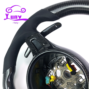 พวงมาลัยคาร์บอนไฟเบอร์สำหรับ Porsche 911 <span class=keywords><strong>997.2</strong></span> 987 Boxster Cayman S Gt Turbo Racing Design - Product Image 5